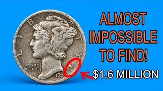 Top 5 Rare Mercury Dimes Worth Big Money 💰 | D, S & No Mint Mark 1935 S San Francisco Mercury Dime