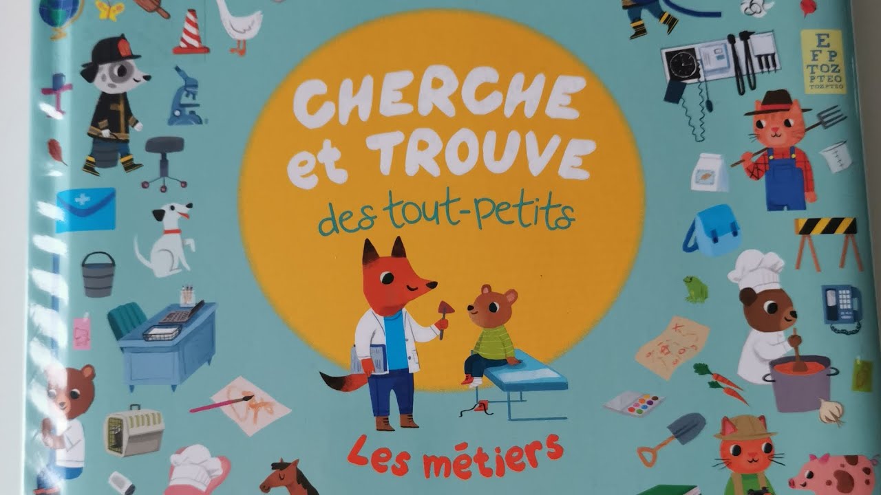 CHERCHE ET TROUVE DES TOUT-PETITS : LES MÉTIERS 