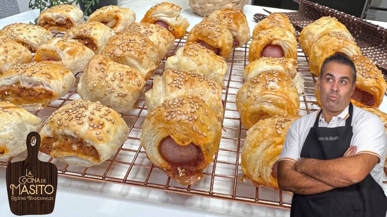 👉🏻Aperitivo de HOJALDRES RELLENOS para navidad. 😍 fáciles y los puedes hacer el día antes😘