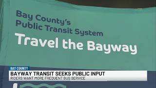 Bay County riders push for shorter wait times as Bayway updates transit development plan
