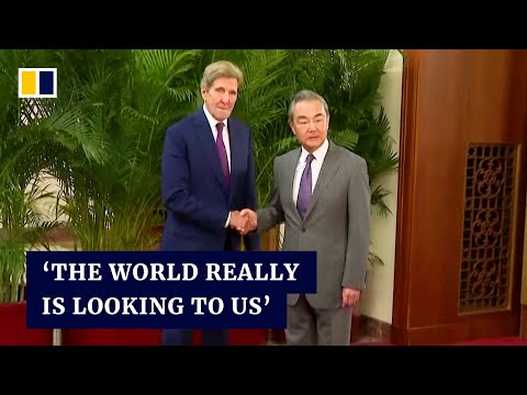 US climate envoy John Kerry meets China’s top diplomat Wang Yi in latest bid to repair frayed ties