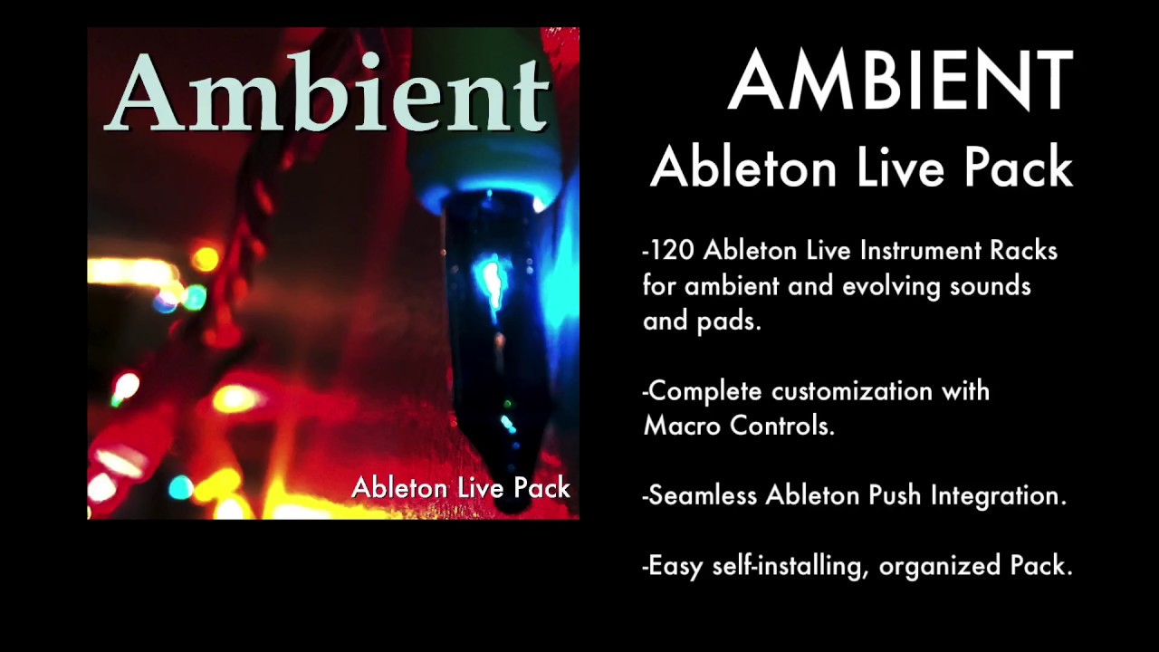 AMBIENT Ableton Live Pack