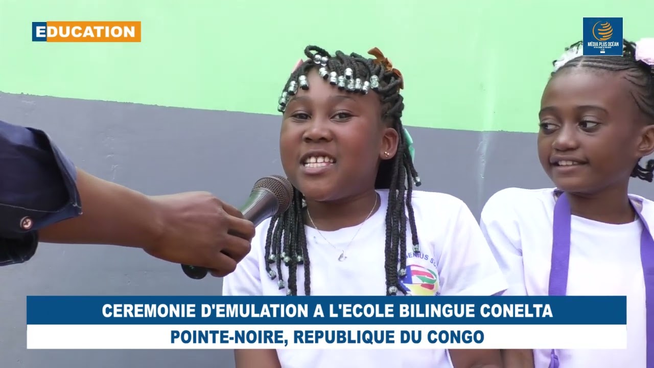 CÉRÉMONIE D'ÉMULATION À L'ÉCOLE BILINGUE CONELTA POINTE-NOIRE