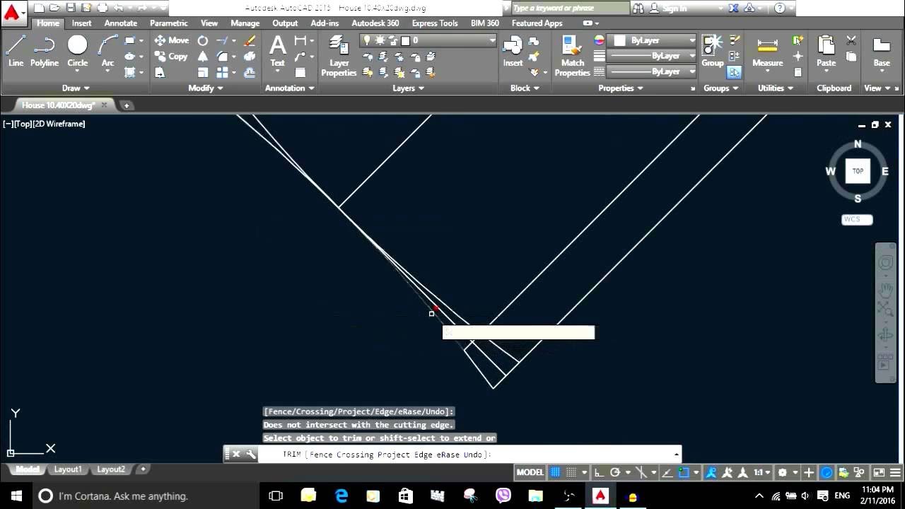 How to Draw in AUTOCAD 2022 gate in angle by using 