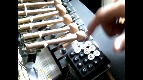 xilofono con microprocesador freescale HC08AP16