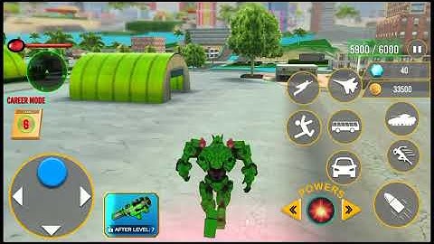 Army Bus Robot Car Game 3d - Android Gameplay #2