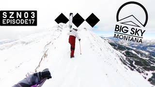 skiing the HEADWATERS at BIG SKY! | vanlife montana
