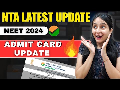 NTA New Update on NEET 2024 Admit Card | Correction Window Reopens🤯 #neet #neet2024 #update