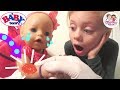 👶🏼👶🏼 BABY BORN Twin Goes to the Doctor!👨‍⚕️ Day 2 - Baby Born Advent Calendar Series!🌲