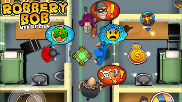 Robbery Bob - Prison vs Robbery Bob 2 Gameplay Walkthrough Ep 120