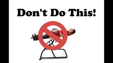 Inversion Table Risks!