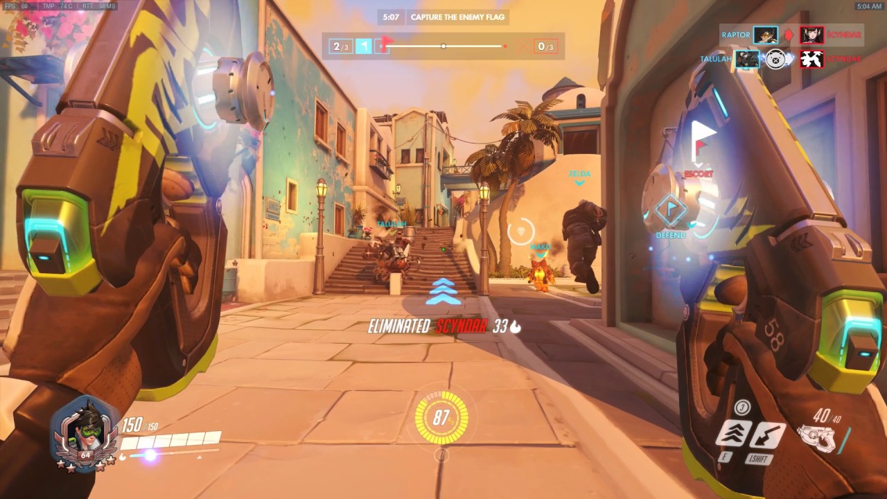 Overwatch Raptors Overwatch CTF: Raptor goes 4 and 0 on Tracer - YouTube