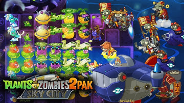 PvZ 2 PAK Sky City x Kungfu World v1.4 (Part 2) | Aircraft Zombies, Kungfu Zombies & More | Download