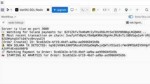 VerifAI - Solana Node DEMO