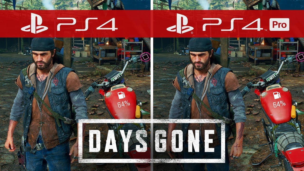 Days Gone PC vs PS4Pro  Direct Comparison 