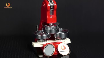 BEAMNOVA 100 Sets of Pocket Mirrors 58mm Round Button Parts Supplies for Button Maker Machine