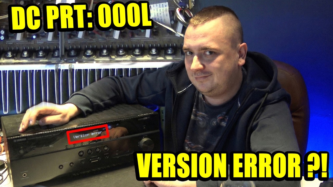 Yamaha RX-V577: Version Error? To nie był błąd oprogramowania! 🛠️ Naprawa DC PRT