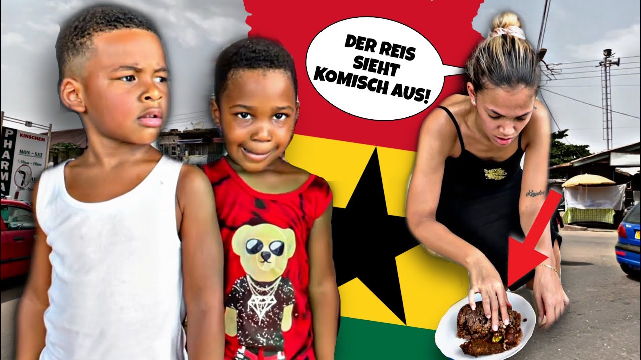 WIR TREFFEN KAYDEN’S ZWILLING | DAISY probiert GHANA WAKYE 🇬🇭