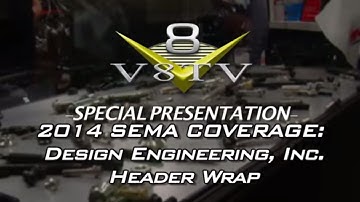 DEI Header Wrap How-To at SEMA 2014 V8TV Video
