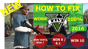 How To Fix GTA 5 PC exe [Win Vista, Win 7, 8/8.1, 10 ]Launch 100%WORK 2016