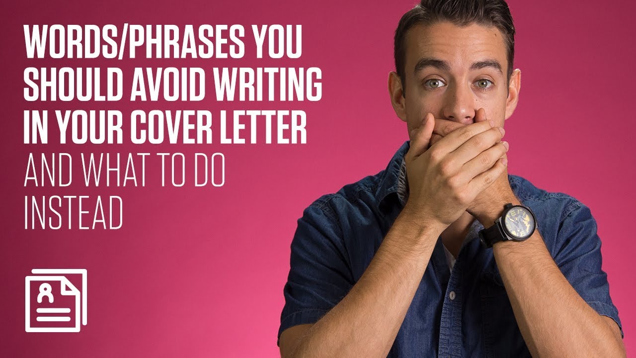 cover letter phrases to avoid