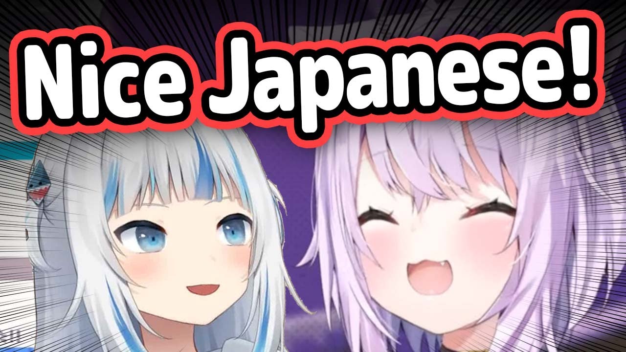 Okayu Heard Gura's Raw Un-Edited Singing Voice and Was Surprised By Her Good Japanese【Hololive】