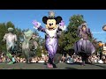 Mickey&#39;s Halloween Celebration Parade on Main Street &amp; Mickey Stage - Disneyland Paris 2023 - 4K