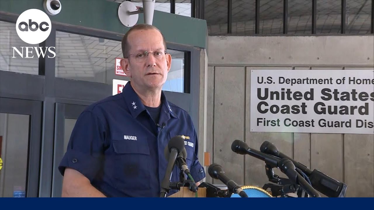 Titanic submersible: US Coast Guard briefs on missing sub with five believed to be aboard | ABCNL