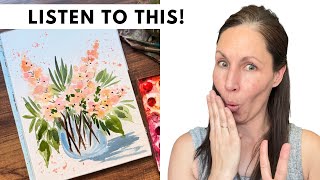 3 controversial watercolor tips that every beginner should know!