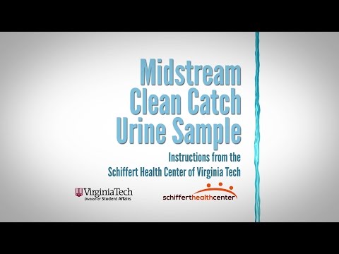 Midstream Clean Catch Urine Sample Collection