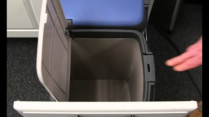 Double Bin Waste and Recycle Pullout with Soft-Closing Slides