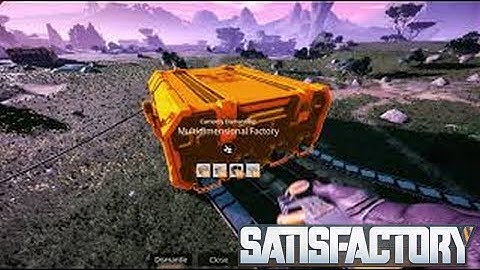 Satisfactory Mod - WIP Some progress with Multidimensional Factory :)   (Who remembers the old Manu