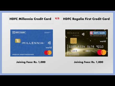 HDFC Millennia Credit Card vs HDFC Regalia First Credit Card | Regalia vs Millennia 2025 - video from Fintra