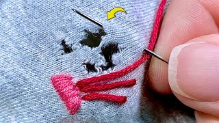 TRANSFORM ANY HOLE into ART — 7 Genius Visible & Invisible Mending Ideas