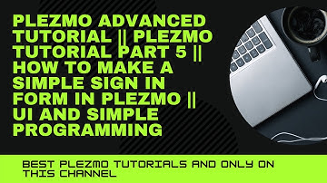 Plezmo advanced tutorial 1 || How to make a sign in system in plezmo part 1 || UI and basic Code