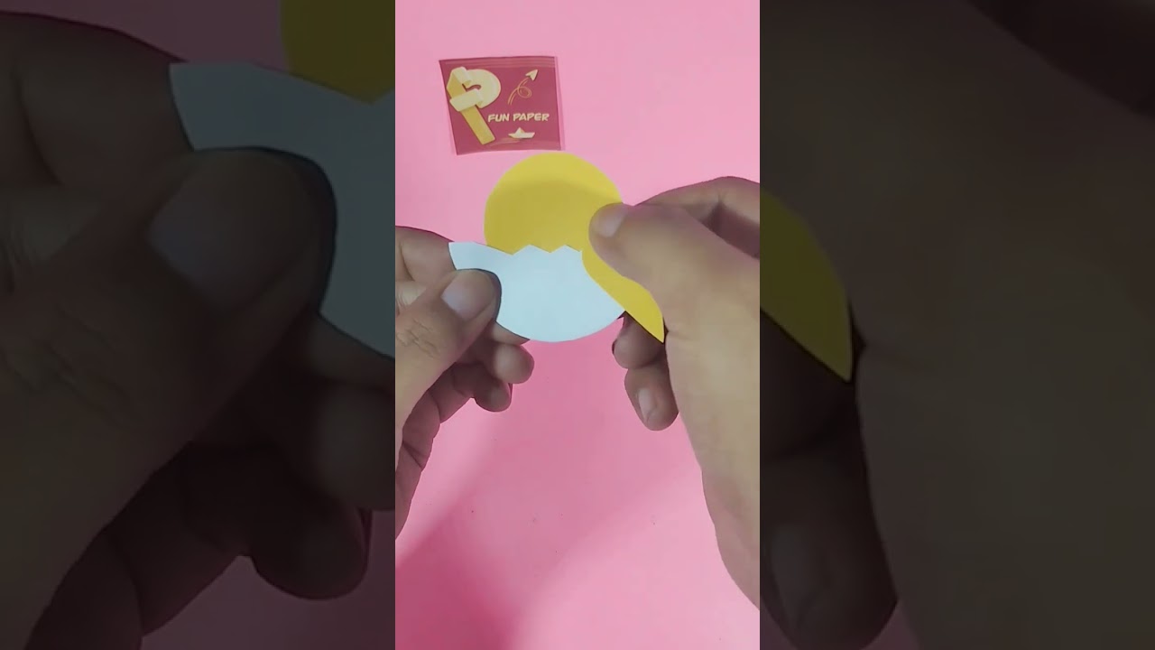 EASY WAY TO MAKE CHICKEN DANCING PAPER CRAFT