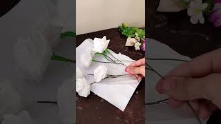 toilet paper rose ورود من ورق الحمام flowers diy