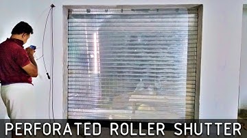 Motorized Perforated Roller Shutters For Home - Kerala | Automated Shutter | Kerala, Palakkad