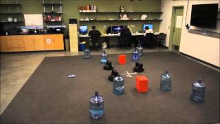 Spatially Evolving Robot Formations: Passing Through Narrow Spaces