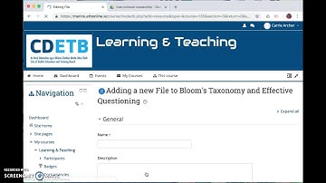 Adding a File to Moodle from Google Drive