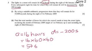 C2 Summer 2008 Q3(ap sequences)