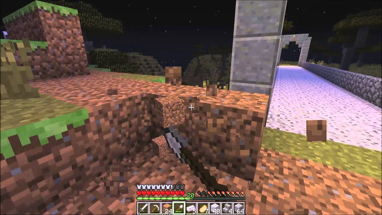 minecraft survival let's play Ep 6 "time to build!" - YouTube