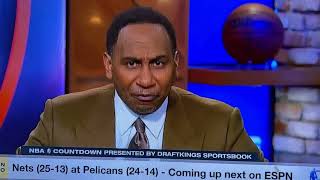 Stephen A Smith screams “The Clippers Stink” live on ESPN