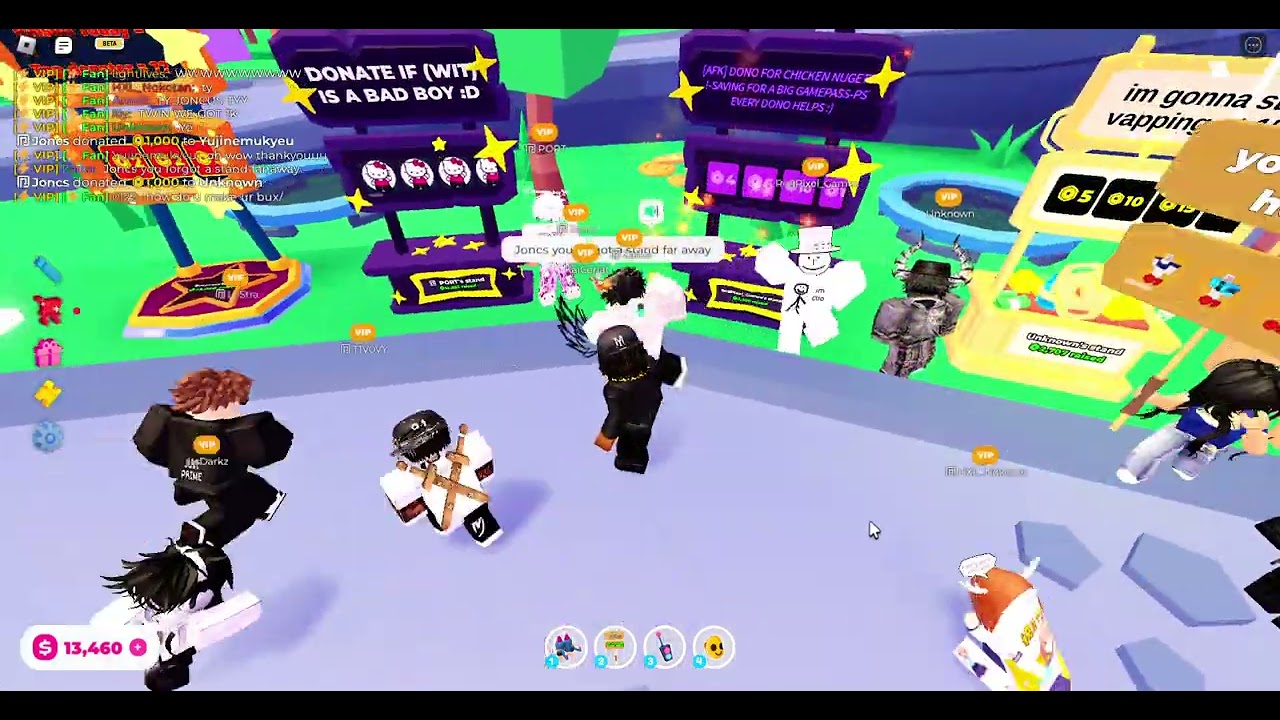 Joncs donated me 1k robux on pls donate