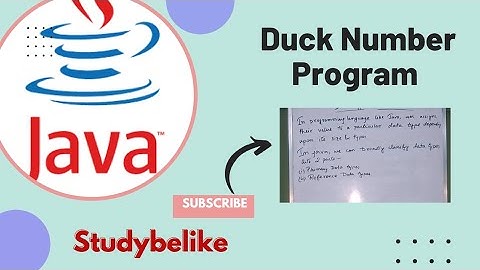 Duck Number Program In Java|| Class 10|| Class 9 #trending #youtube #video #channel #study #india