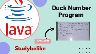 Duck Number Program In Java|| Class 10|| Class 9 #trending #youtube #video #channel #study #india