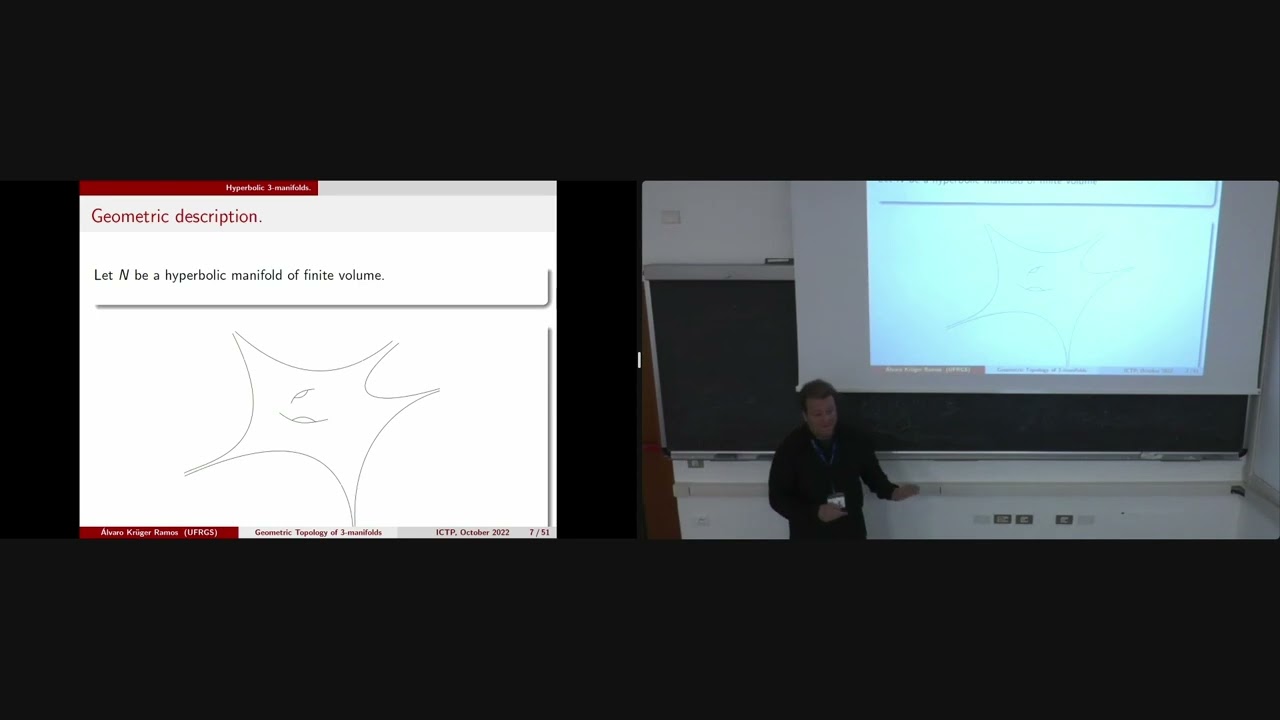 "Geometric Topology of 3-manifolds" by Prof. Krüger Ramos Álvaro (Part.4/4)