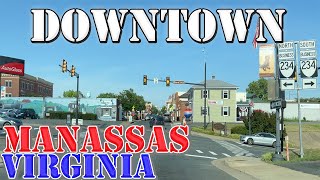 Manassas - Virginia - 4K Downtown Drive
