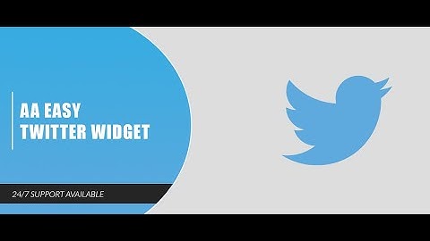 JOOMLA MODULE : AA EASY TWITTER WIDGET