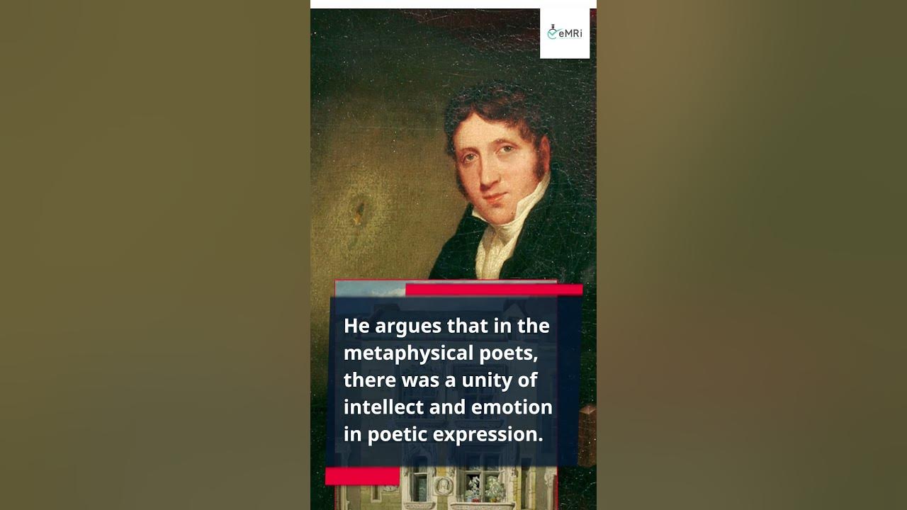 shorts eliot metaphysical dissociationofsensibility literarytheory